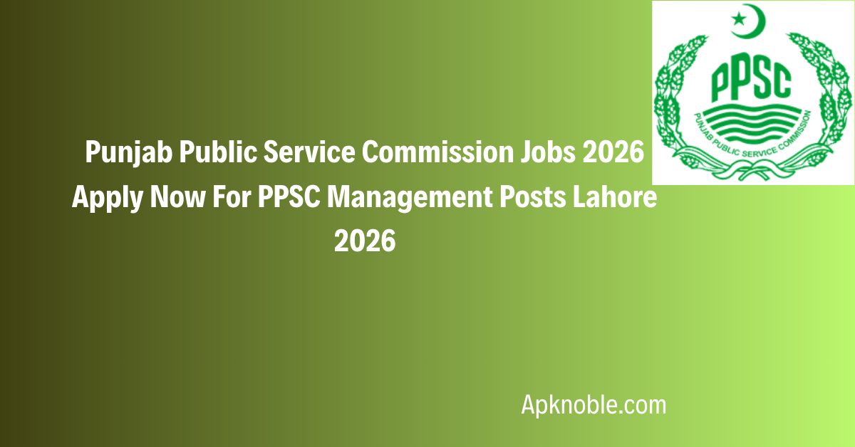 Punjab Public Service Commission Jobs 2026
