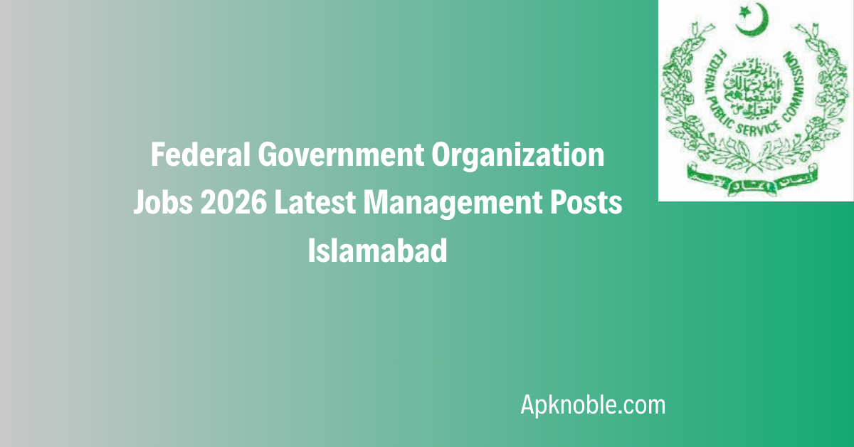 Federal Public Service Commission Jobs 2026